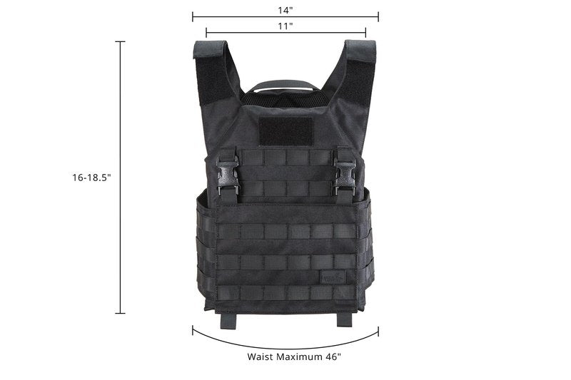 Lancer Tactical Lightweight Adaptive Recon Airsoft Tactical Vest w/Quick Detach Buckle-One Size Adjustable Customizable Fit