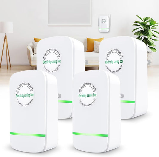 Stop Watt Energy Saving Device Power Saver Electricity Saving Device Save Electricity Stopwatt Energy Saving Device Electricity Saving Box US Plug 90V 250V 30KW Green 4Pack