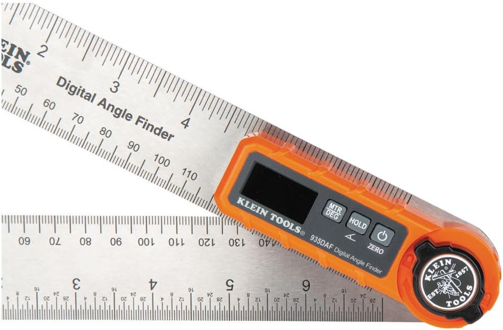 Digital Angle Finder by Klein Tools - Precision Miter Saw Protractor for Accurate Measurements