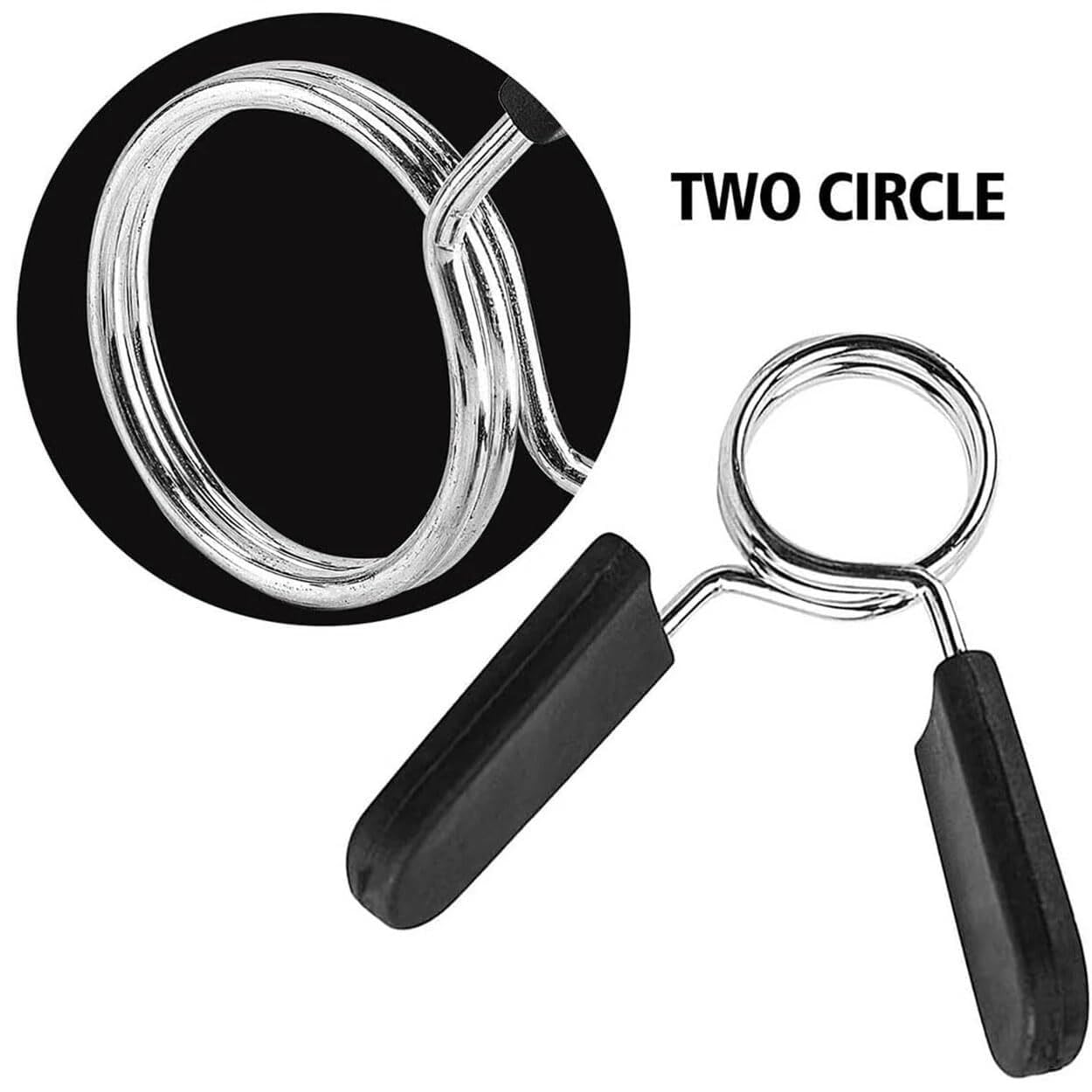 2Pcs Barbell Clips Olympic Barbell Clamps Collars 3cm Weight Bars Lock Dumbbell Spring Clips Circlip Fitness Weightlifting Buckle