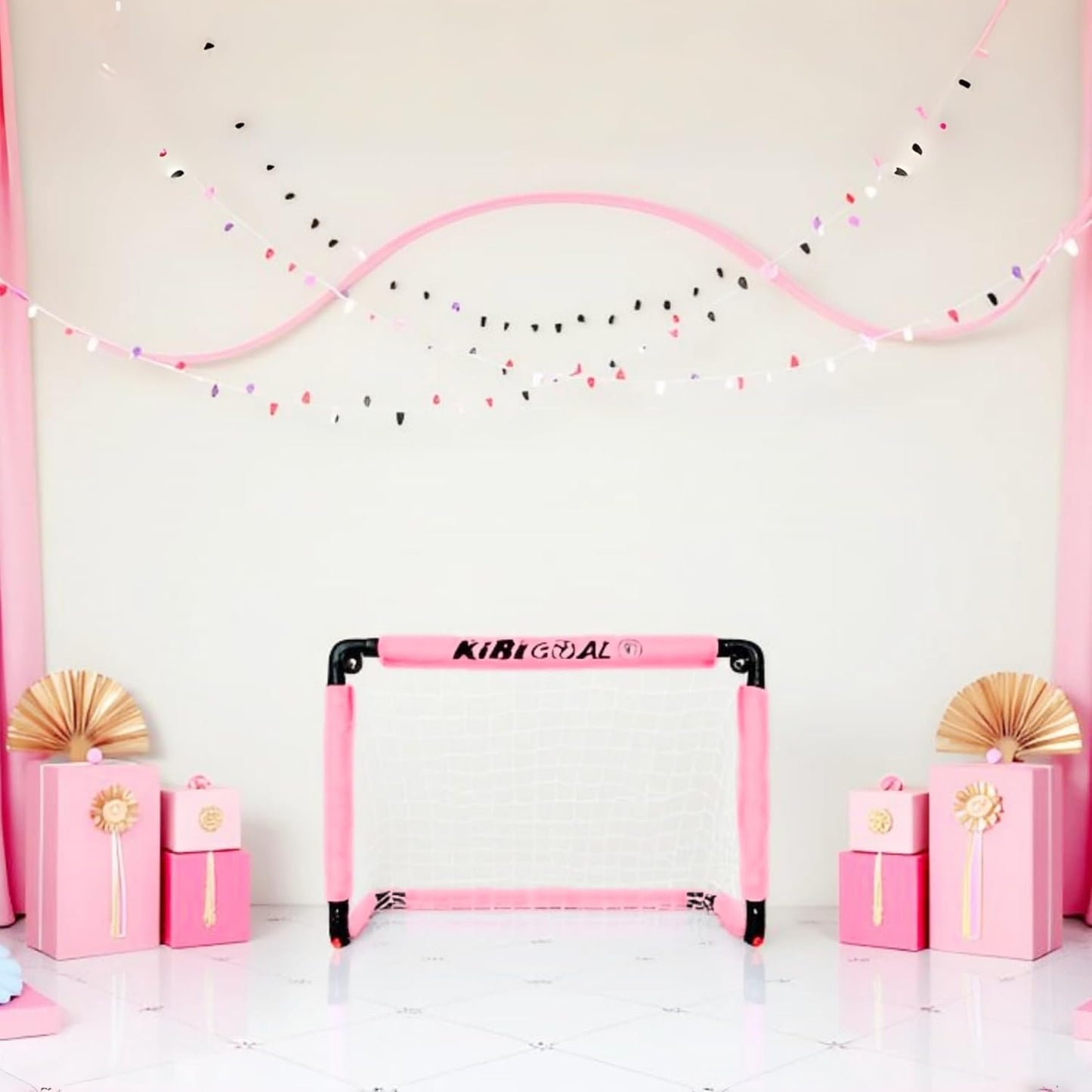 Skiennix Small Foldable Soccer Goal - Perfect for Kids | Indoor & Outdoor Mini Soccer Fun