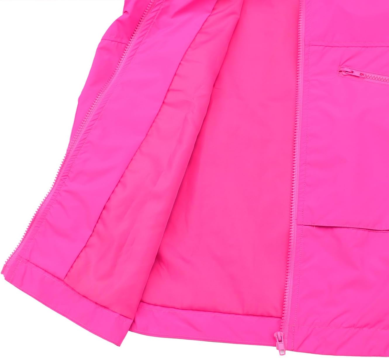 PESION Women's Waterproof Raincoat - Lightweight Hooded Windbreaker Jacket with Pockets | Ideal for Outdoor Use