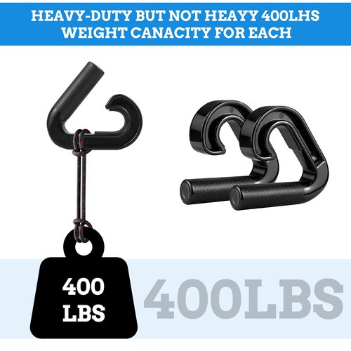 Pull Up Handles, 2 Pack Multifunctional Grip Gym Handles Robust, Ergonomic Portable Neutral Grip, for Home Gym, Strength Training, Resistance Bands Grip, Barbell, Row, Deadlift, Resistant, Bands