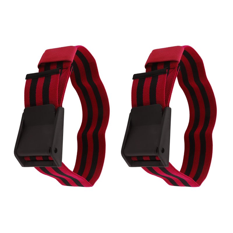 Occeptional Blood Flow Restriction Training Bands, 2-Inch Wide Straps for Muscle Building, 2-Pack
