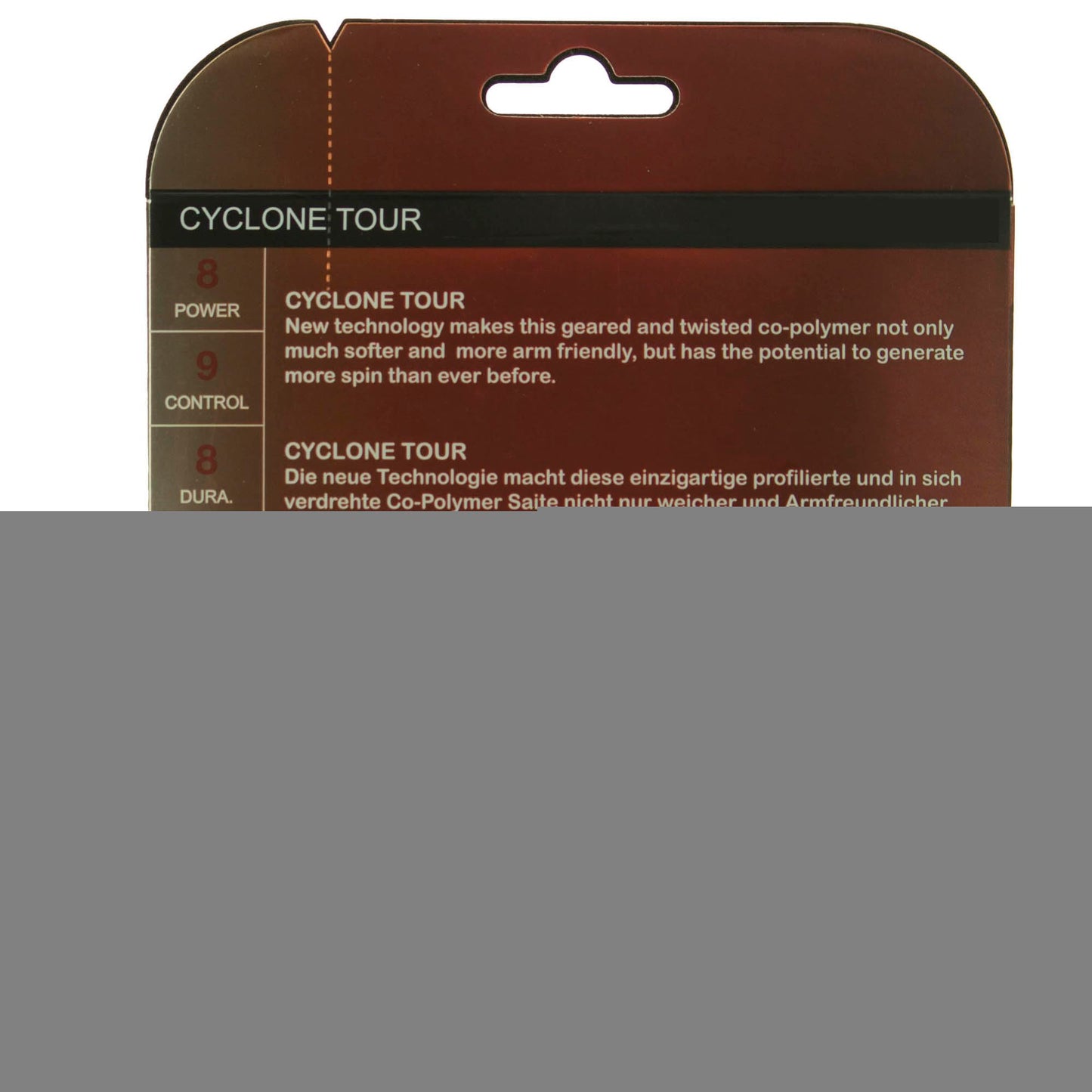 VOLKL Cyclone Tour | Tennis Racquet String | Spin & Control | Ten-Sided co-Polymer.