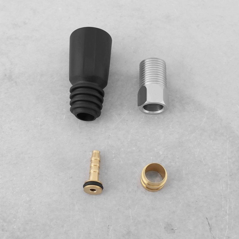 Briny River 8 Set Bicycle Bike Hydraulic Disc Brake Hose Olive Brake Hose Insert Barb Screws Repair Kit Olive Connector Compatible with TEKTRO