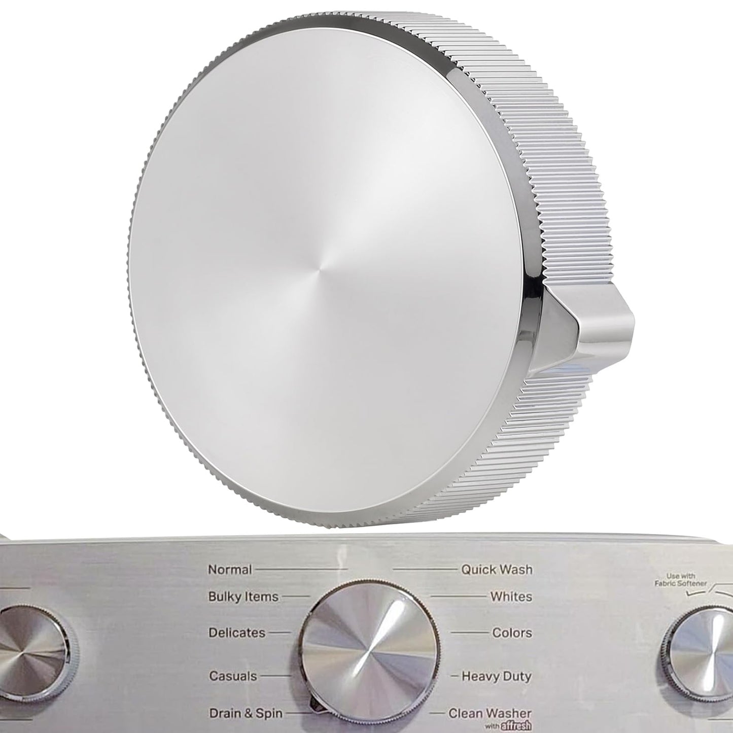 W11675852 Dryer Knob Replacement for Maytag, Large Dryer Control Knob Replacement Parts for Maytag Washer Dryer Timer Knob, Replaces W11328381