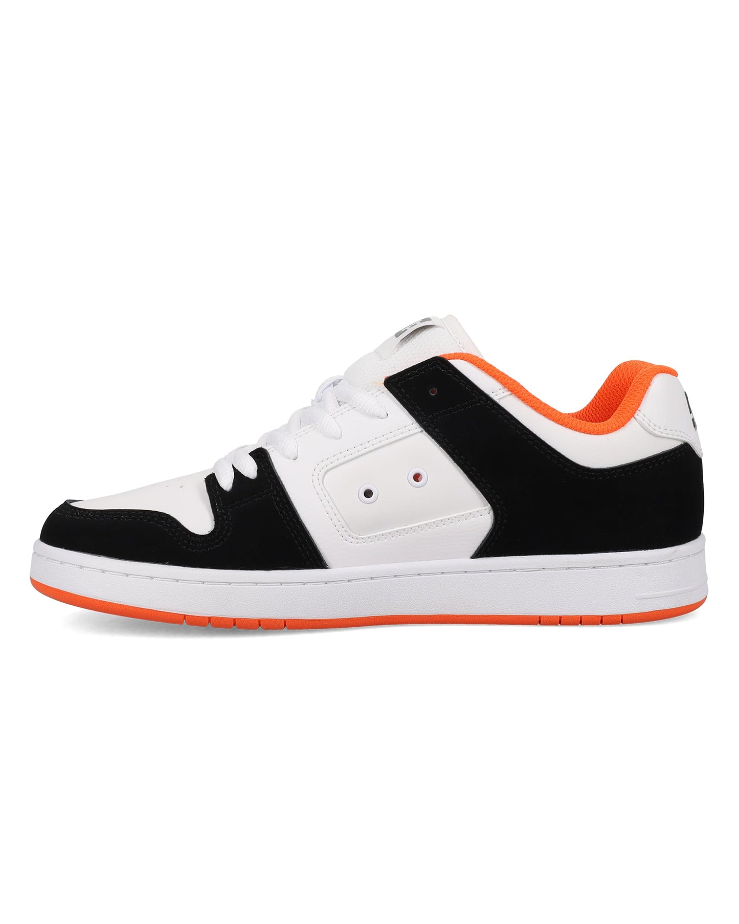 DC Men's Manteca 4 Skate Shoe, Black/White/Orange, 13