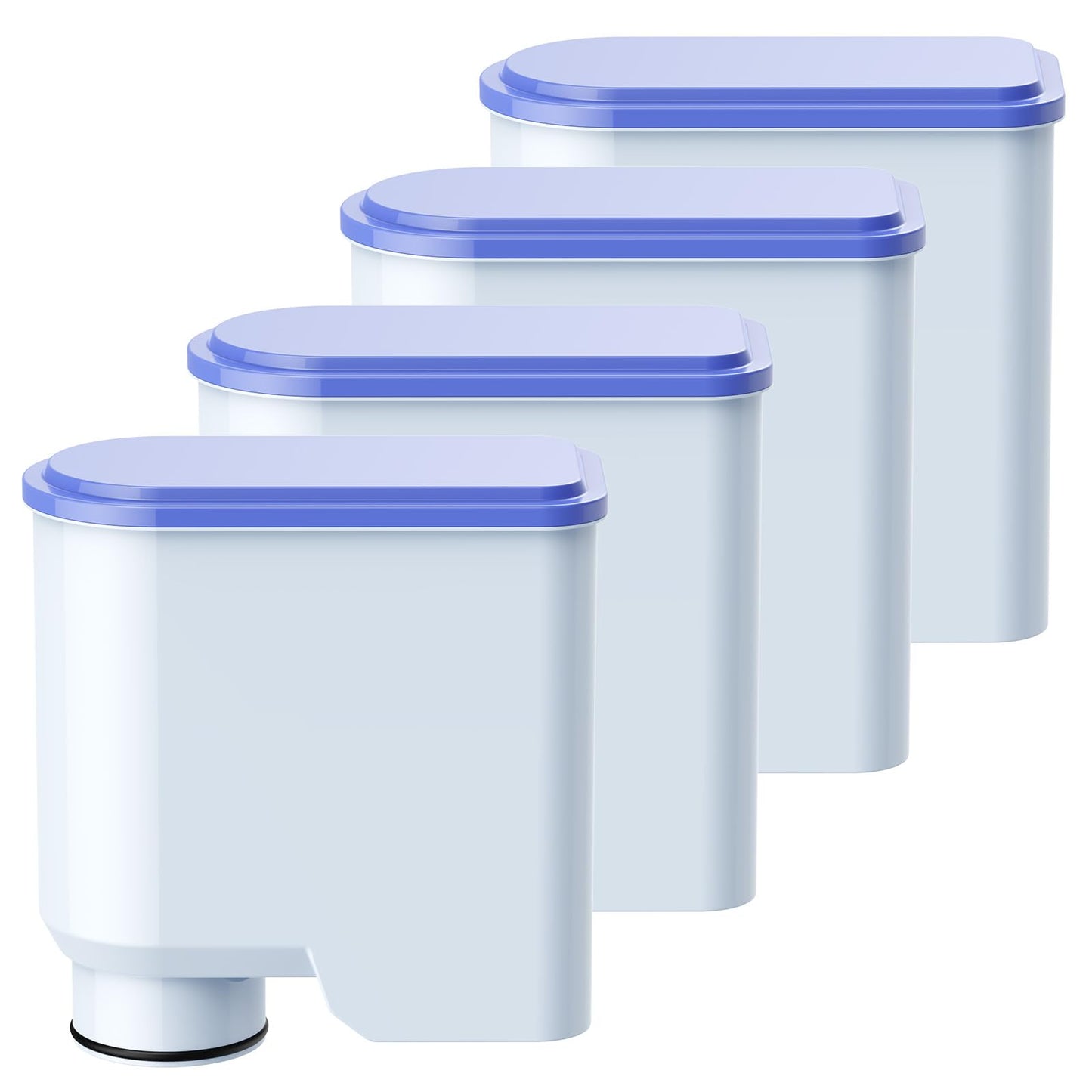 AquaClean Water Filter for Philips Coffee Machines, 4-Pack Aqua Clean Filter High-Efficiency Coffee Machine Water Filter, Improves Coffee Taste & Protects Machine