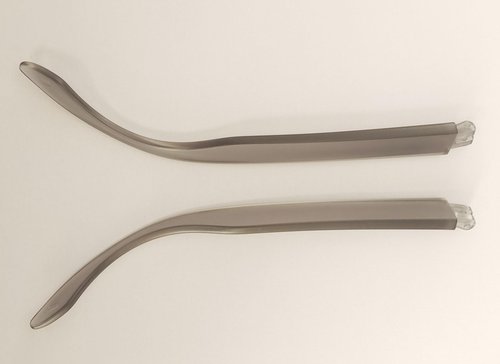 Caulo Replacement Temple Arm Legs Arms Compatible with Oakley Holbrook OO9102 OO9417 OO9244 Glass Sunglass Frames (Grey Smoke)