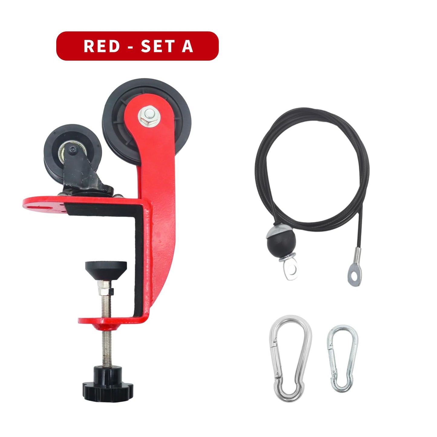 Arm Wrestling Training Pulley System Professional, Forearm Workout Table Equipment, Wrist Exerciser Cable Machine with Rope