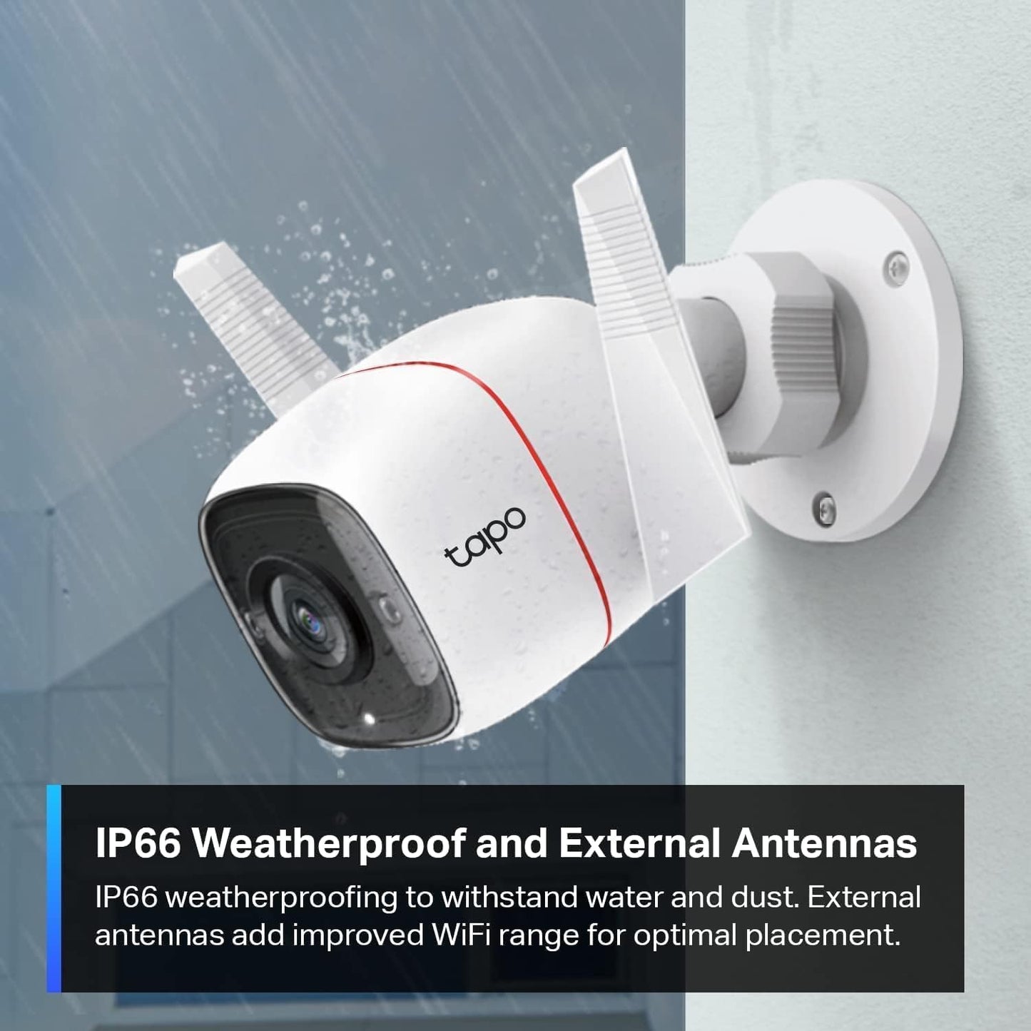 TP-Link Tapo 2K QHD Outdoor Security Camera with Color Night Vision & AI Detection