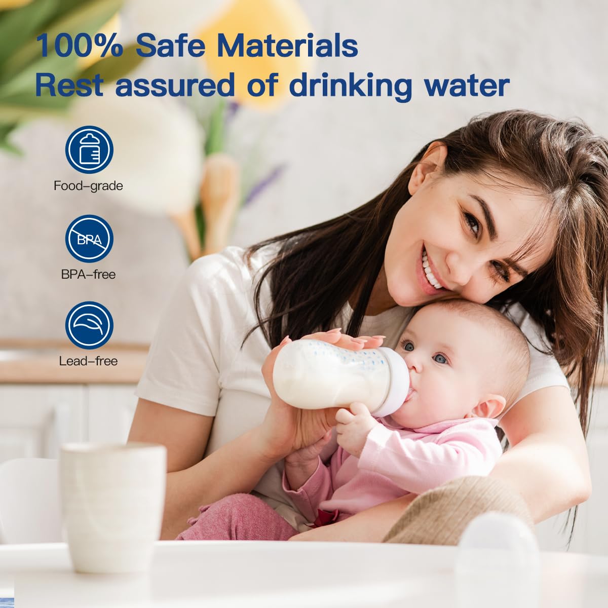 WaterJingYi Faucet Water Filter Replacement for All PUR®, PUR®Plus Faucet Filtration Systems Compatible with NSF Certified Water Filter for Pur® RF-9999® and RF-3375, 2 Pack