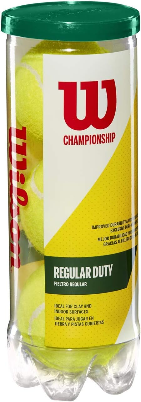 WILSON Championship Tennis Balls - High Performance, Durable Felt - Ideal for All Court Surfaces