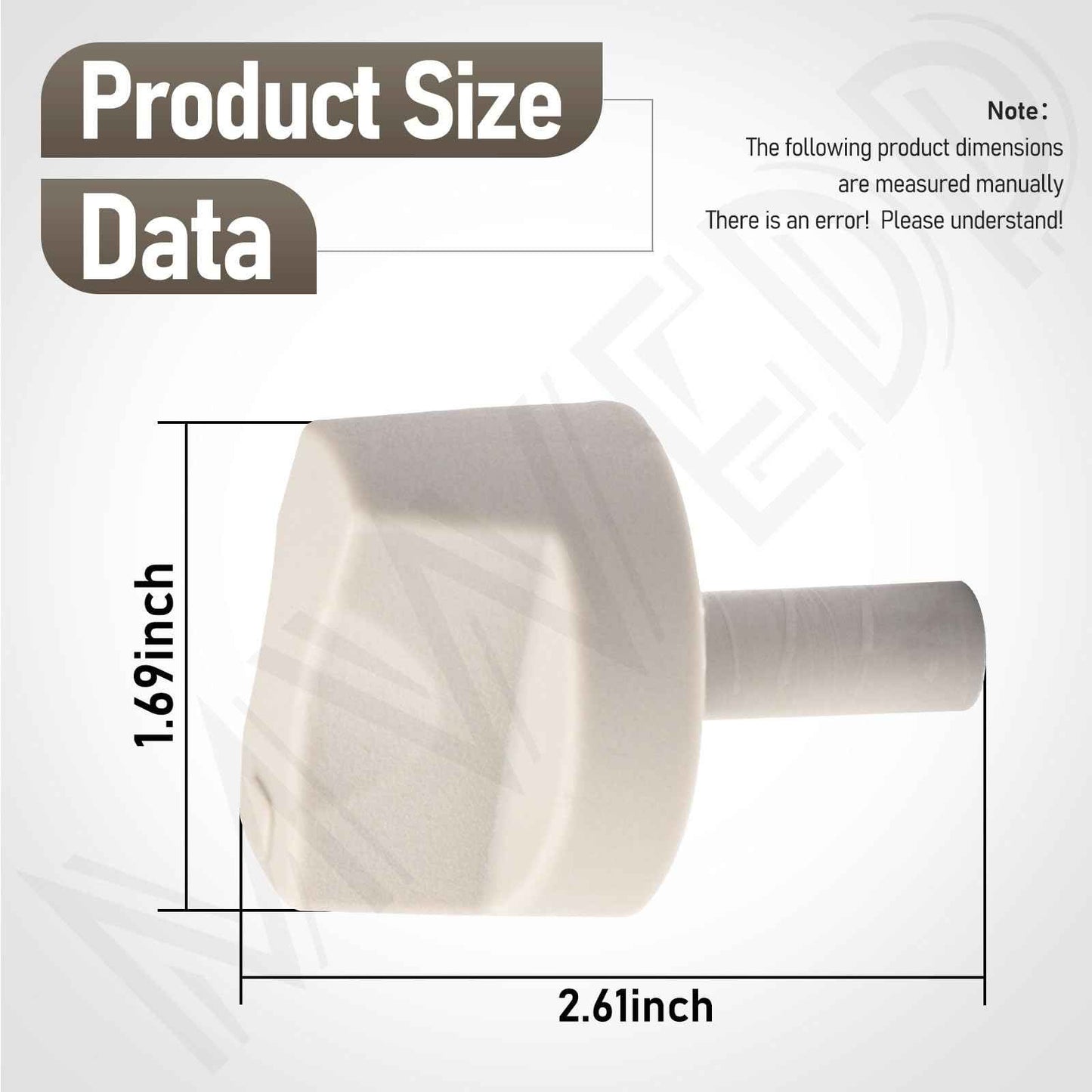 3-Pack 78960 Grill Replacement Control Knob (Stem Length 1-3/8") Compatible with Spirit 500 & 700 Genesis 1000-5500, Replaces 164670, 303614