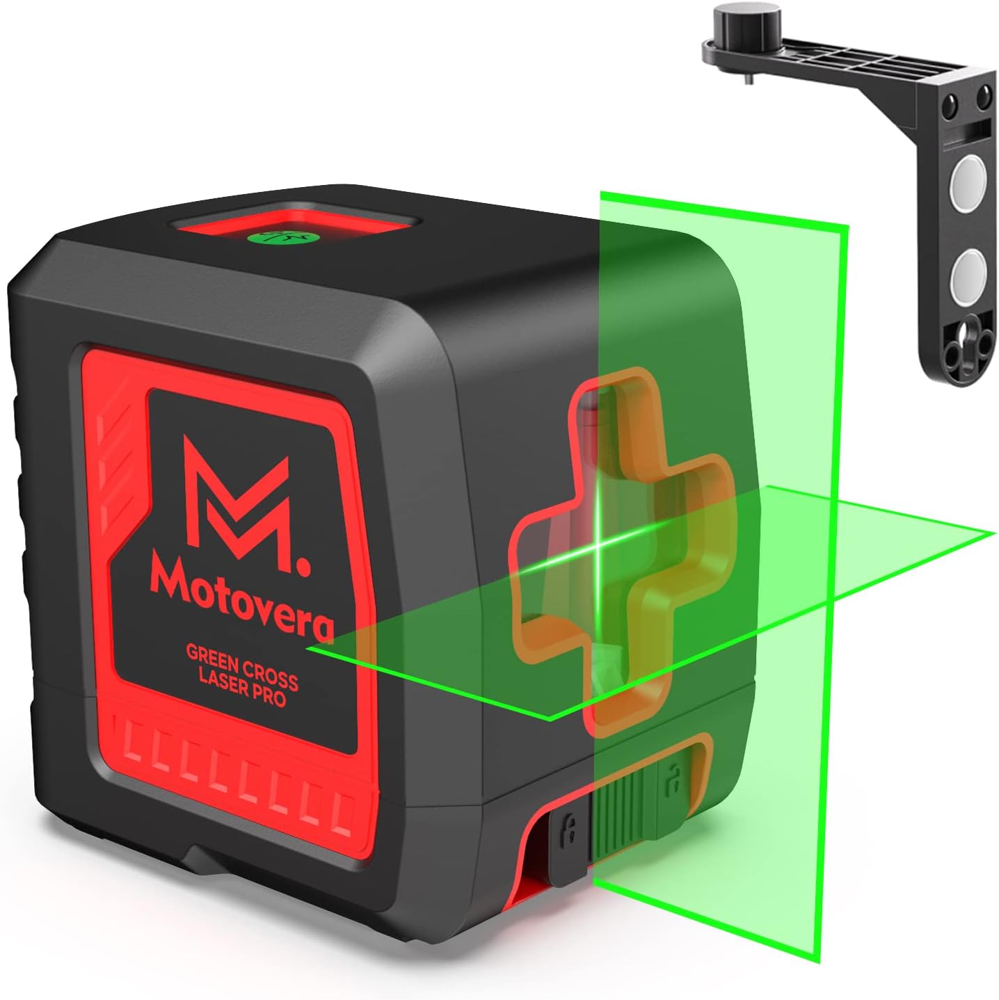 100ft Green Cross Line Laser Level with Tripod - Self-Leveling, 4 Brightness Modes, IP54 Waterproof & Carrying Bag