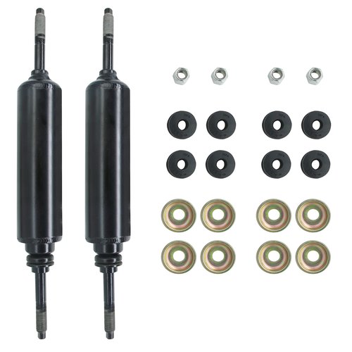 Golf Cart Shock Absorbers for Club Car DS & Precedent - Front and Rear Shocks Compatible with DS G&E 1988+, Precedent G&E 2004+, Tempo 2018+ - Replaces OEM #1014235, 1014236, 1010991, 1015813, 1013164