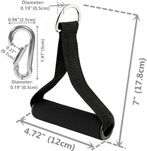 KKTOCHVC 4pcs Premium Exercise Pull Handles, Resistance Bands Handles, Dense Foam Wrap Replacement Fitness Equipment for Pilates, Yoga, Strength Training