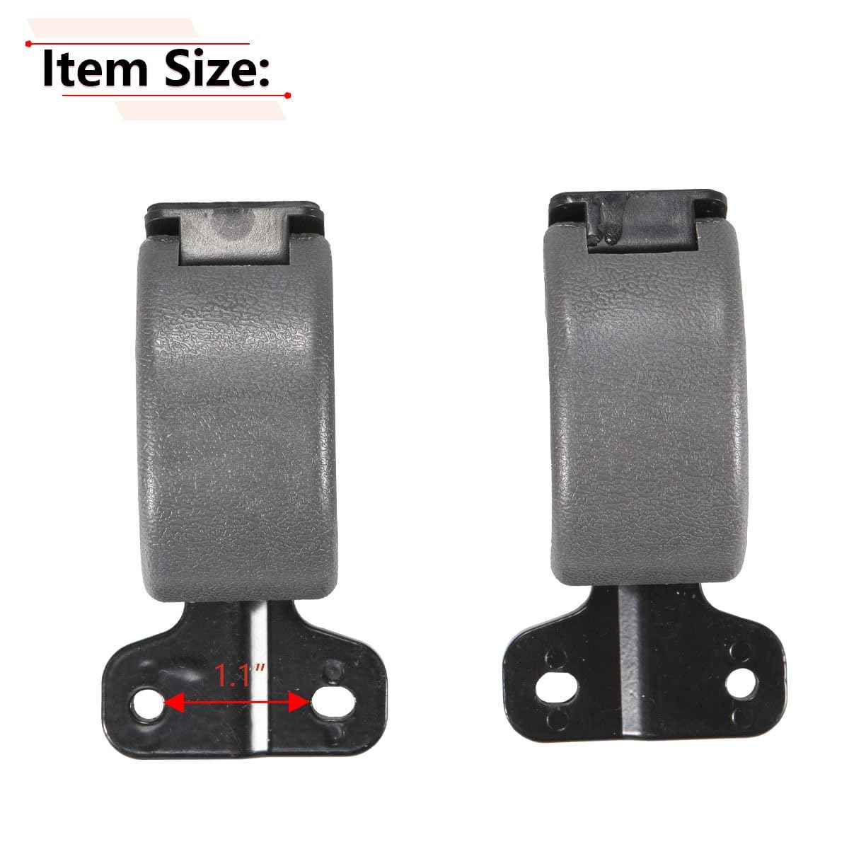 RLB-HILON 1Pair Rear Quarter Window Latch Compatible with Toyota Tundra 2000 2001 2002 2003 2004 2005 2006, Gray Color