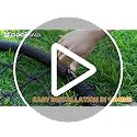 Odoland 24in Black Spider Web Platform Swing for Kids & Adults Outdoor Backyard