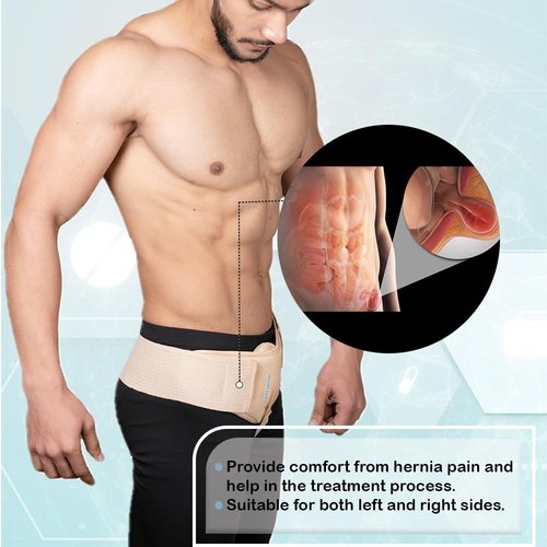 Wonder Care® Hernia Belt for Men - Groin Hernia Support for Men, 2 Removable Compression Pads & Adjustable Groin Straps, Double inguinal Hernia Support for Men -Medium