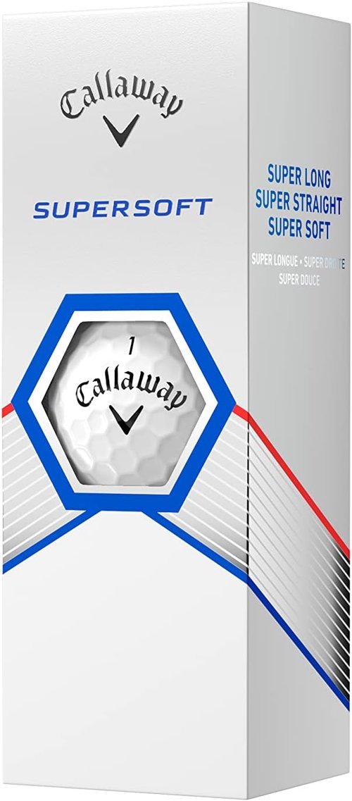 Callaway Golf Supersoft Golf Balls - Exceptional Distance & Soft Feel | 12-Pack White