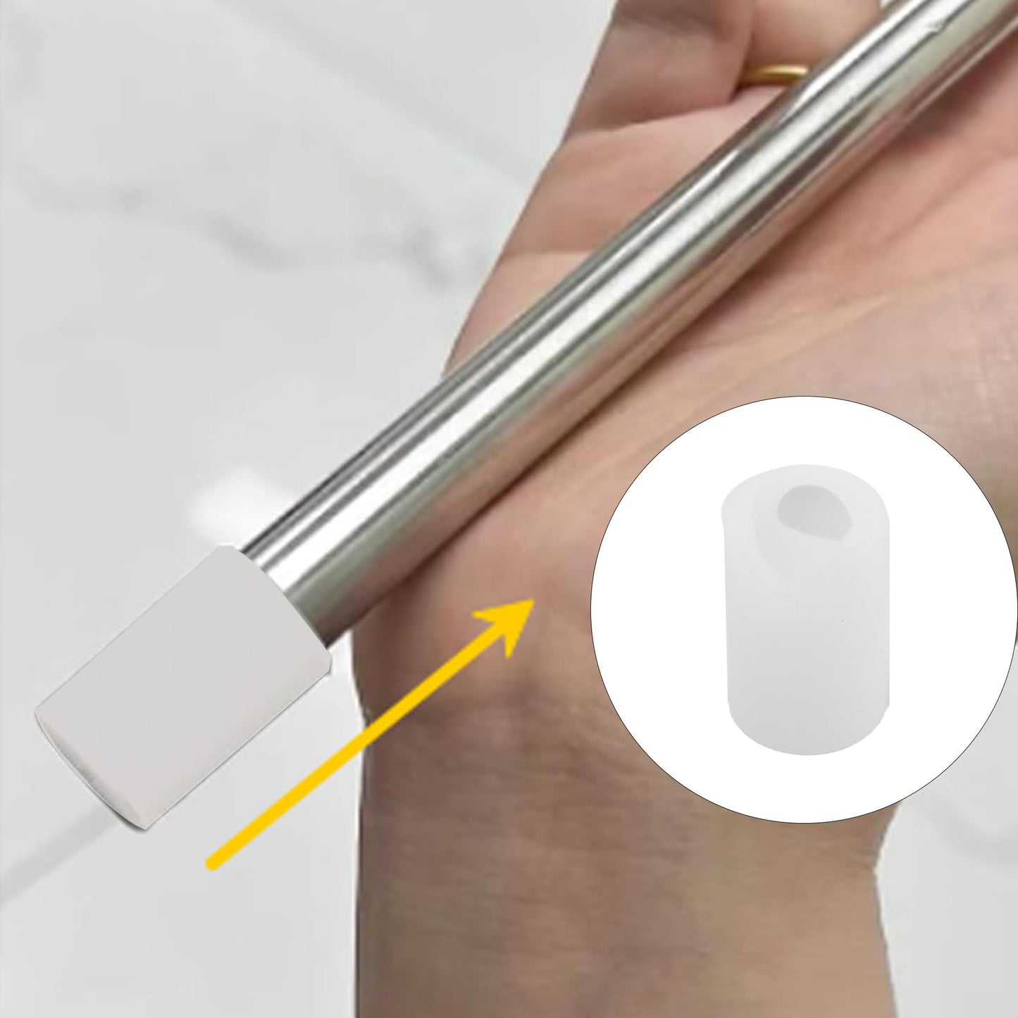 bociloy 16Pcs Round Silicone Cabinet Handle Corner Guards, Soft Anti-Collision Door Handle Covers Bumper Protectors for Furniture Table Drawer Wardrobe, Transparent