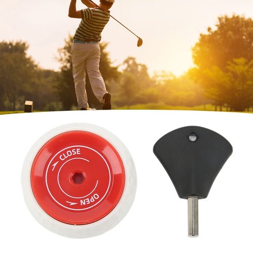 Jopwkuin Practice Putting Ball, Adjustable Weight Putting Practice Trainer Ball Wheel with Instant Feedback, Like 6 Gravity Rings Plastic for Experts