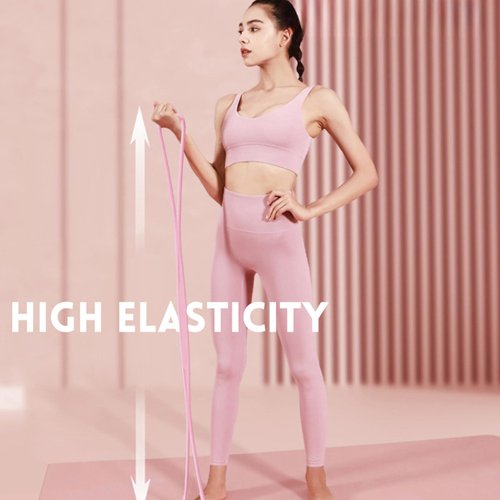 gymfrog Figure 8 Resistance Bands for Women,Exercise Bands with Non-Slip Handles for Shoulder,Back & Arm Workout - Home Gym,Yoga & Physical Therapy - Toning,Posture Correction (15lbs/25lbs/35lbs)