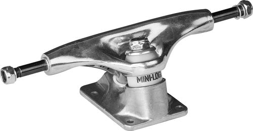 Mini Logo Raw 8.38" Set of (2) Skateboard Trucks (Medium 94a Bushings)