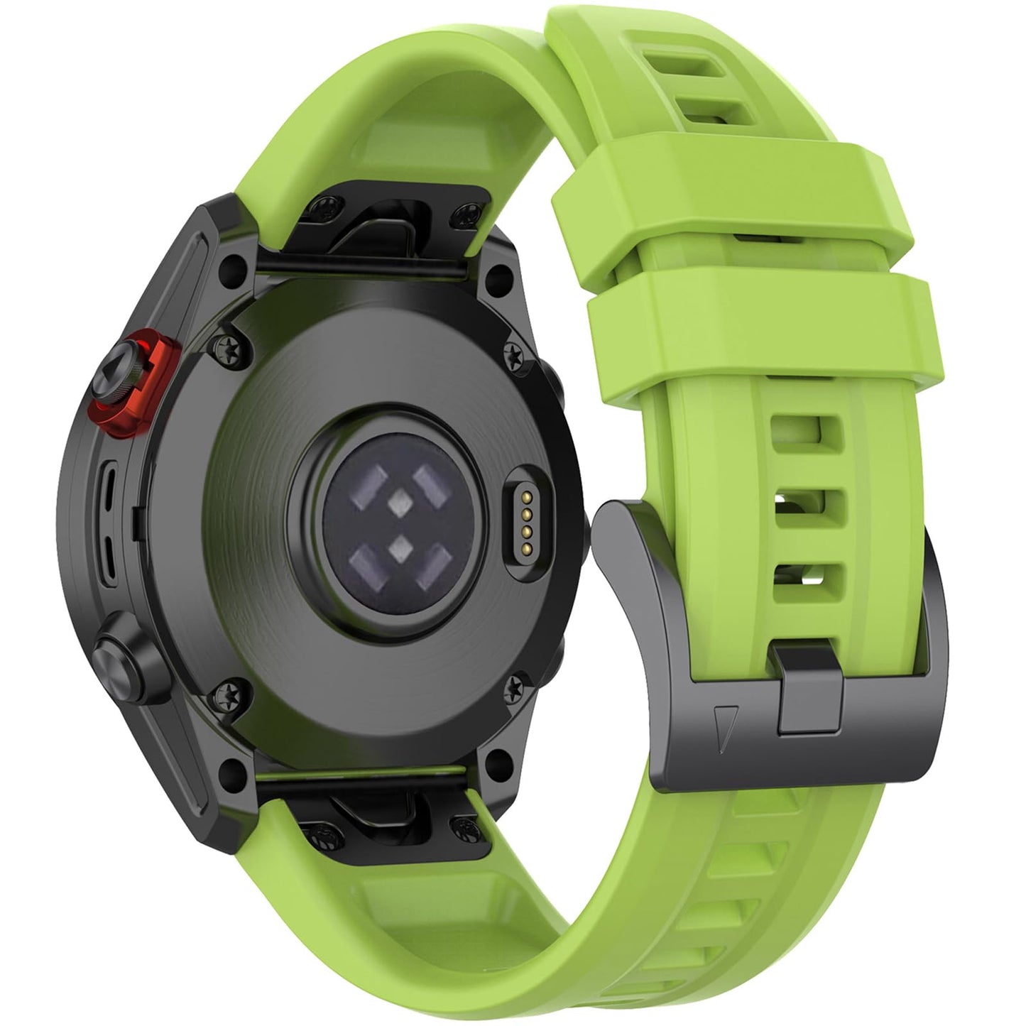 VINIUSIKI for Fenix 7X Band 26mm Fenix 6X 5X Quickfit Watch Bands,Sport Silicone Wristband for Garmin Tactix 7 Pro/Enduro 2/Descent Mk2i/Tactix Charlie/Fenix 5X Plus/6X Pro Band Replacement,Olive