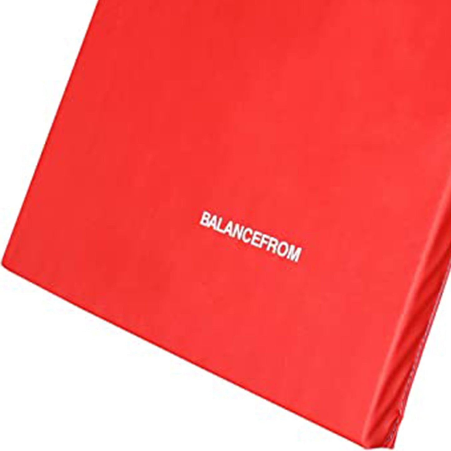 BalanceFrom 2-Inch Three Fold Folding Exercise Mat 6'x2' with Carrying Handles for MMA, Multi-Color