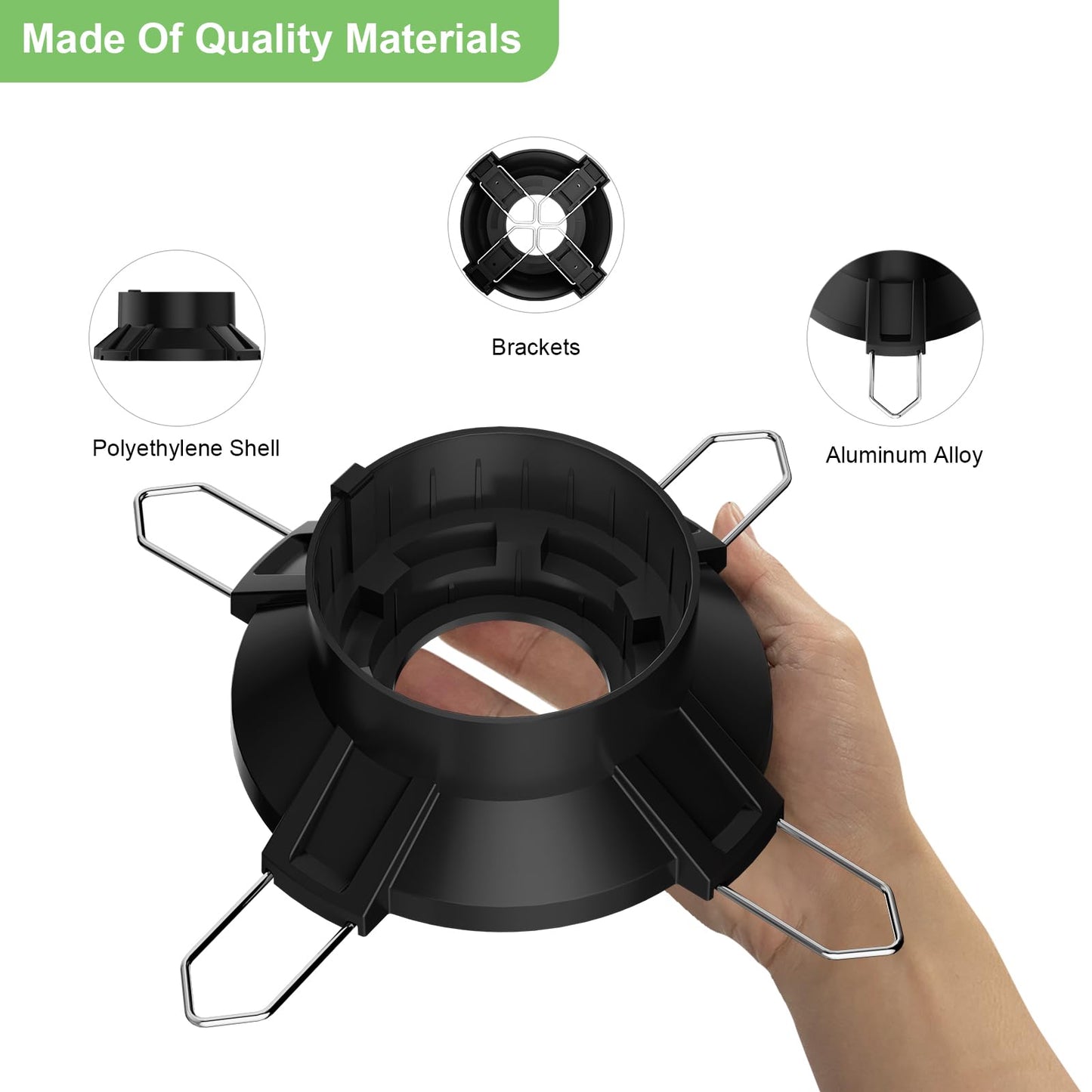 Sondiko Gas Cylinder Stand Base, Standard Fuel Gas Bottle Stabilizer, Small Propane Tank Stand, Accessory for Portable Welding Torch Burner Stove(Propane Tank Not Included)