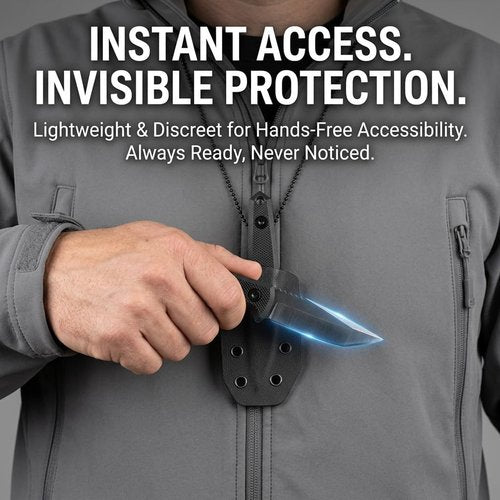KOFERY Mini Neck Knife - Lightweight Fixed Blade EDC Tool with Sheath | Perfect for Camping, Hiking, Fishing