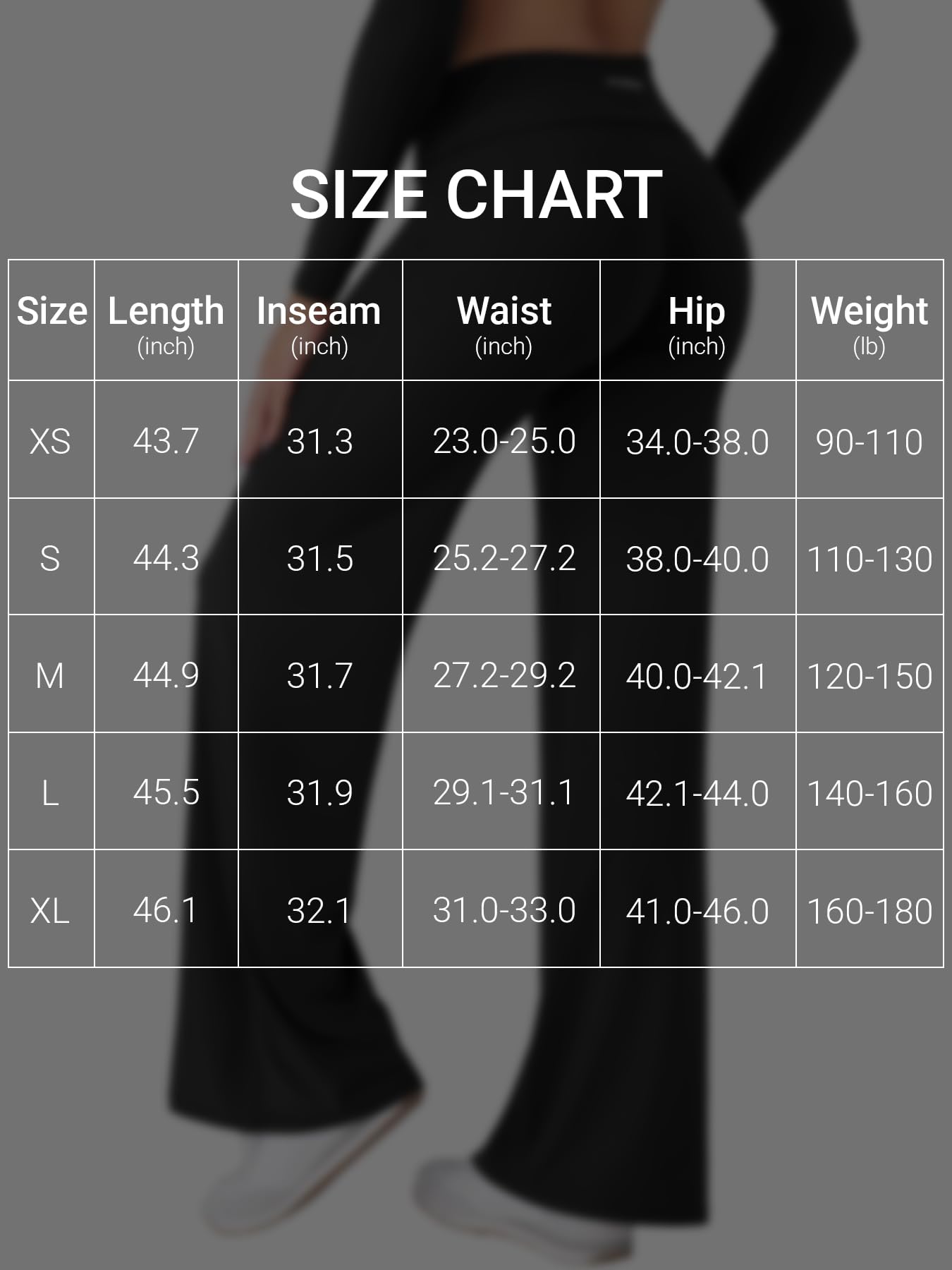 YEOREO SoftHue Straight Leg Leggings Women Fold Over Wide Leg Pants 31.5" Eddiy Casual Gym Workout Sweatpants Black M