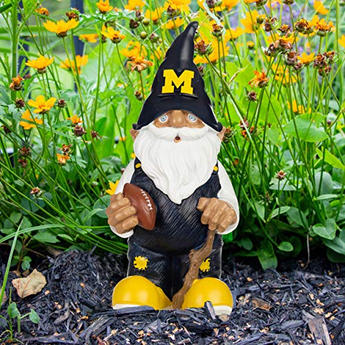 Michigan 2008 Team Gnome - Hand Painted Resin Indoor/Outdoor Decor