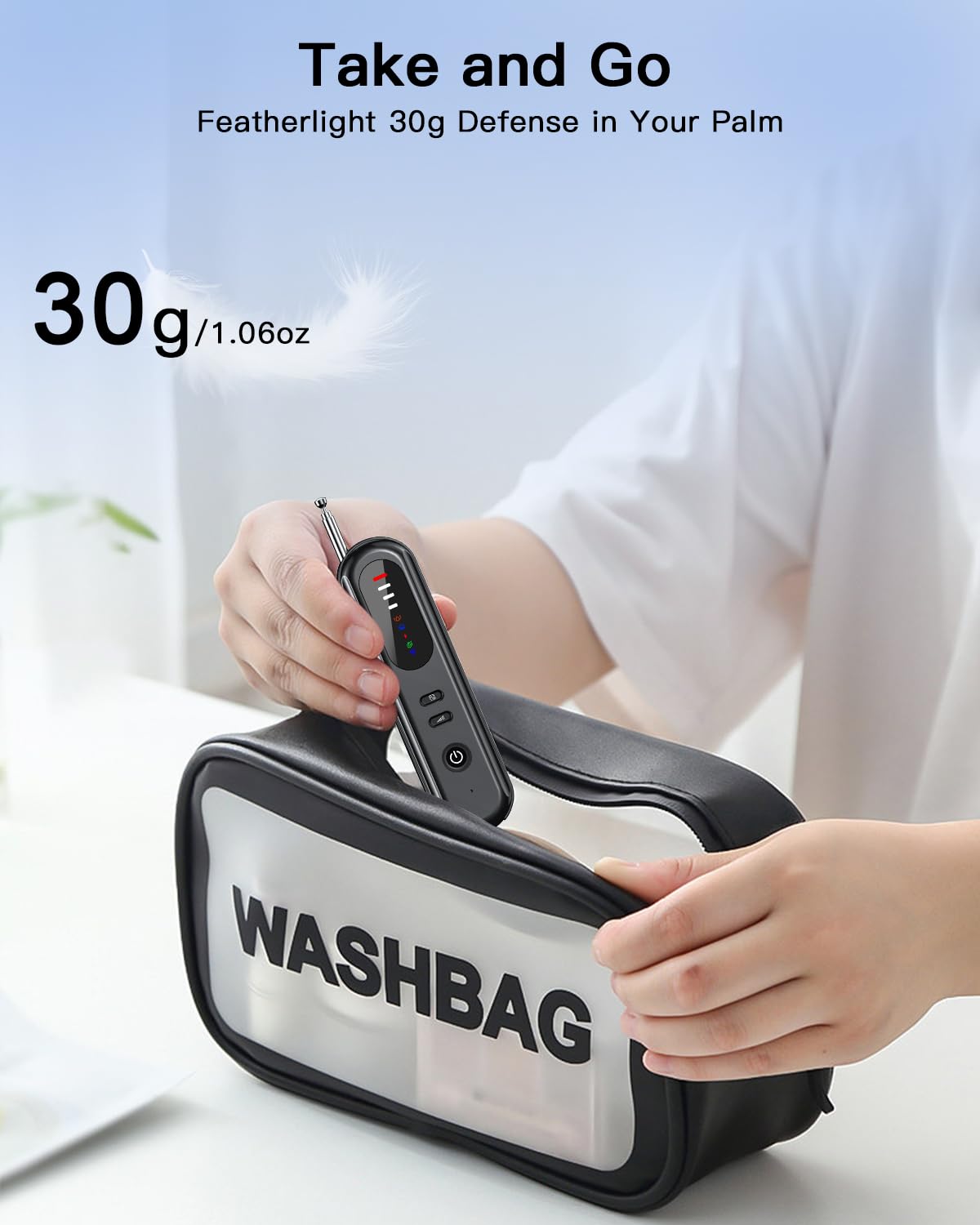 Lonazhna 2025 6-in-1 Hidden Camera Detectors, Advanced Camera Detector, GPS Tracker Detector, 6 Mode Hidden Bug and Camera Detector for Travel, Car, Bathroom,Office, Hotel