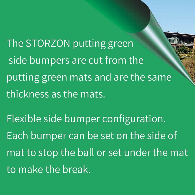 STORZON Putting Bumpers for Golf Practice Putting Matt fit for 4' Width