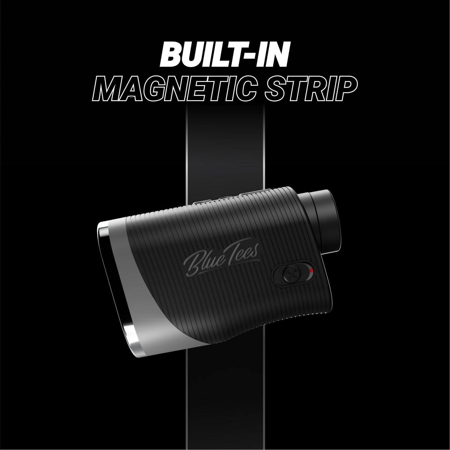 Blue Tees Golf Series 3 Max+ Golf Rangefinder with Slope Switch, 1000 Yards Range Finder, 6X Magnification Laser Rangefinder, Slope Measurement, Magnetic Strip, Flag Pole Locking with Pulse Vibration