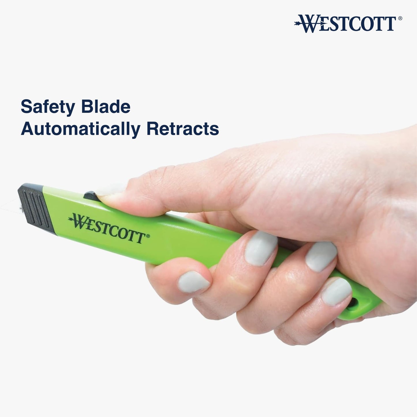 Westcott Box Cutter Safety Ceramic Utility Knife, 2-Pack