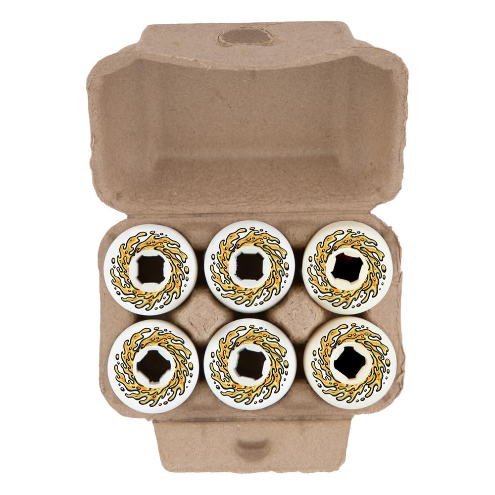 Slime Balls 45mm OG Eggs Half Dozen Mini Chubbies White 99a Skateboard Wheels