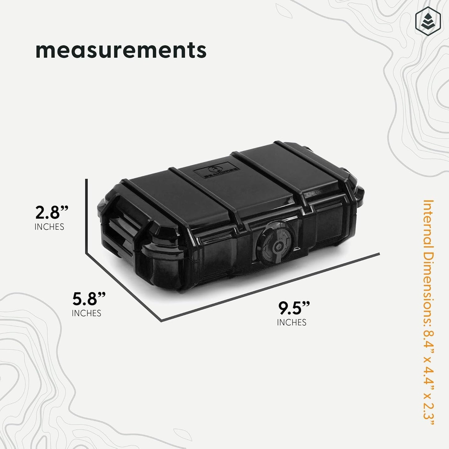 Evergreen Pistol Ammo Case Compatible with 5.7/9mm/.40/.380-100 Rounds Lockable USA Made