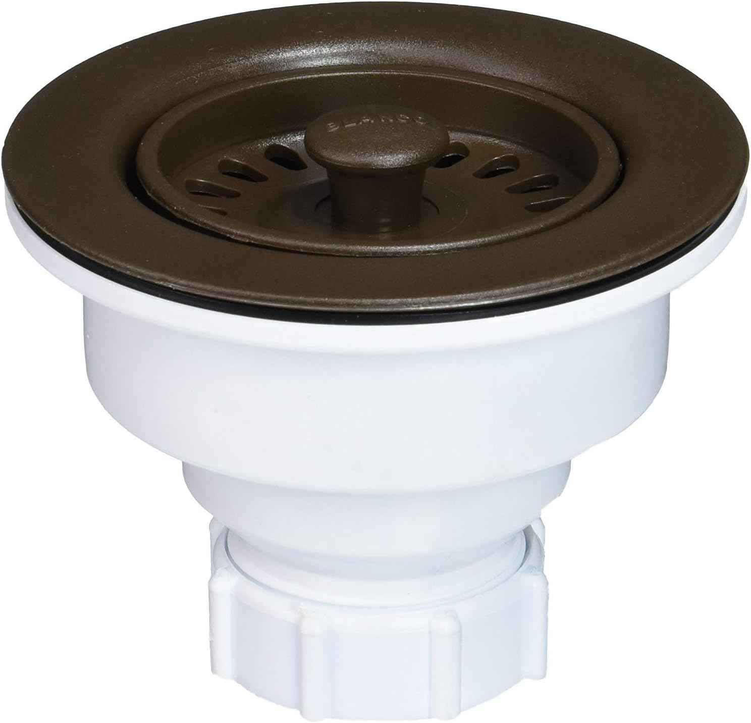 BLANCO White SILGRANIT Kitchen Drain Basket Strainer 3.5” - Durable & Stylish