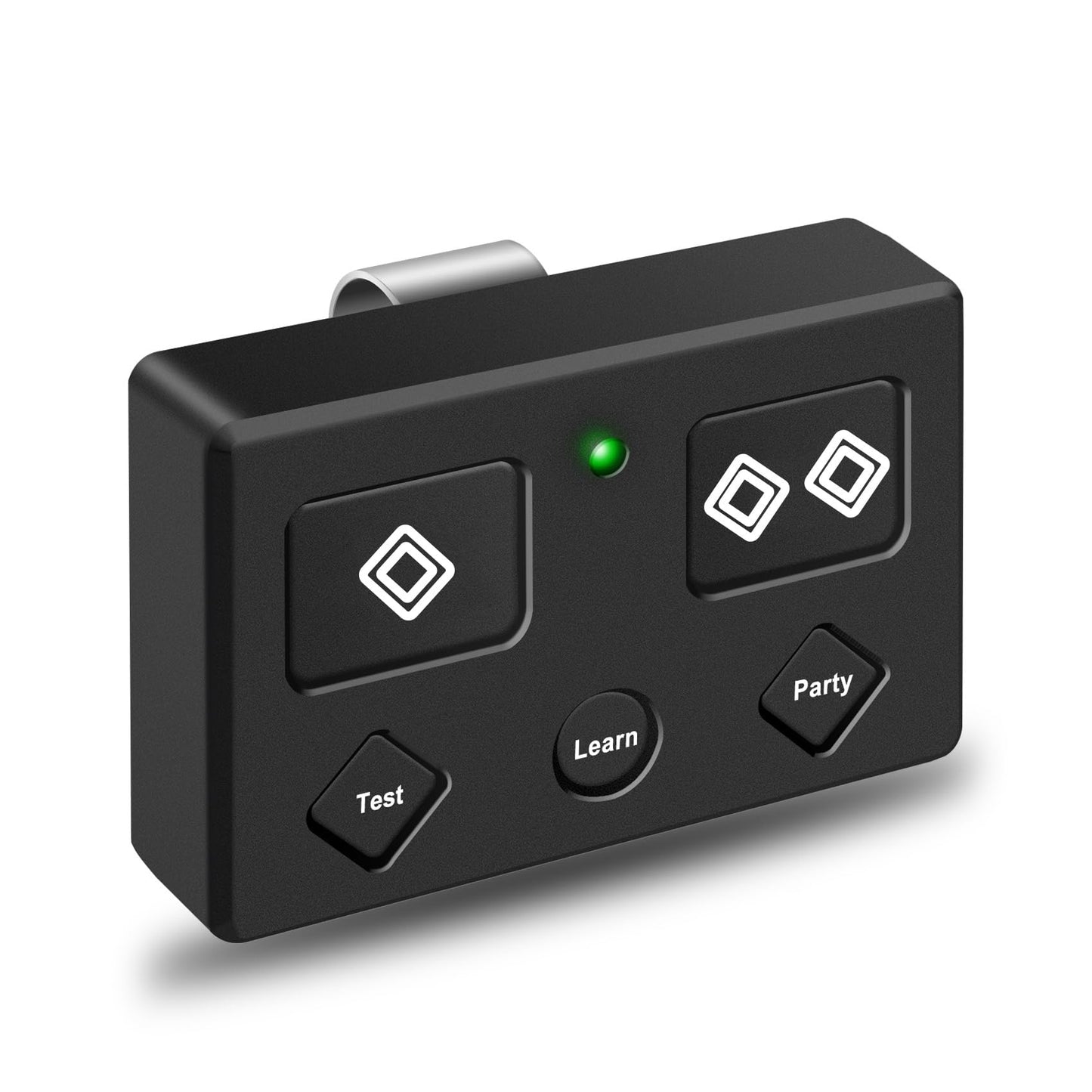 5-Button Remote Transmitter Replace for AXS1 for AXP1, Gate Opener Remote Fit Gate Opener for TSS1XP TDS2XP TSS1 TDS2 LDM2 LDM2K HDP1 HDP2 DD2U LSM1 DS1U, Adjustable Visor Clip 1Pack