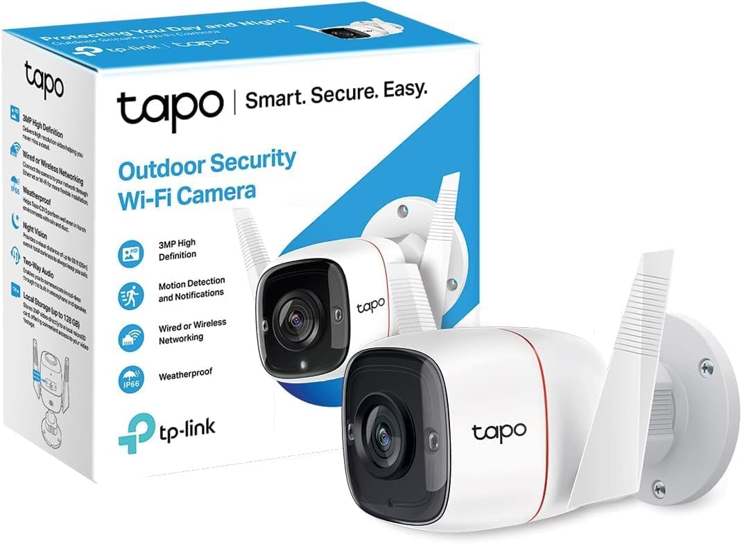 TP-Link Tapo 2K QHD Outdoor Security Camera with Color Night Vision & AI Detection