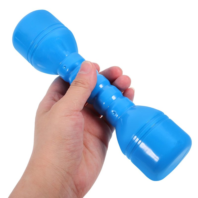 TOYANDONA Kids Dumbbells Set of 2 Lightweight Plastic Hand Weights for Toddlers Exercise Fitness Gym Equipment Strength Training 7.48 Inch