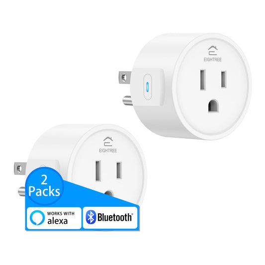 EIGHTREE Smart Plug Compatible With Alexa, Voice Control, Outlet Timer, 10A, 2024 New Upgraded