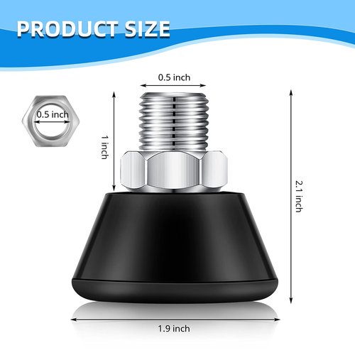 Sumind 2 Pieces Roller Skate Toe Stoppers 82A Rubber Skate Stoppers Plugs with Screws PU Rubber Roller Skating Brake PU Toe Stops Replacement Wheels Accessories for Double-Row Rolling Skating, Black