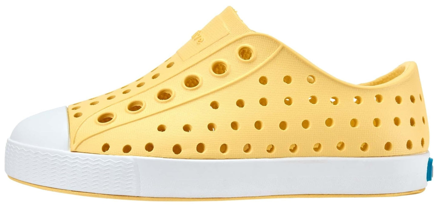 Native Shoes Unisex-Kids Jefferson Sneakers, Gone Bananas Yellow/Shell White, 10 Toddler