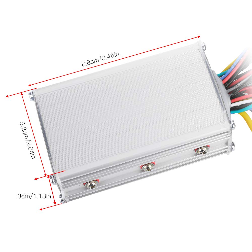 Electric Motor Controller, Electric Scooter Controller with LCD Display Panel Kit for Electric Scooter(36V/48V 350W)